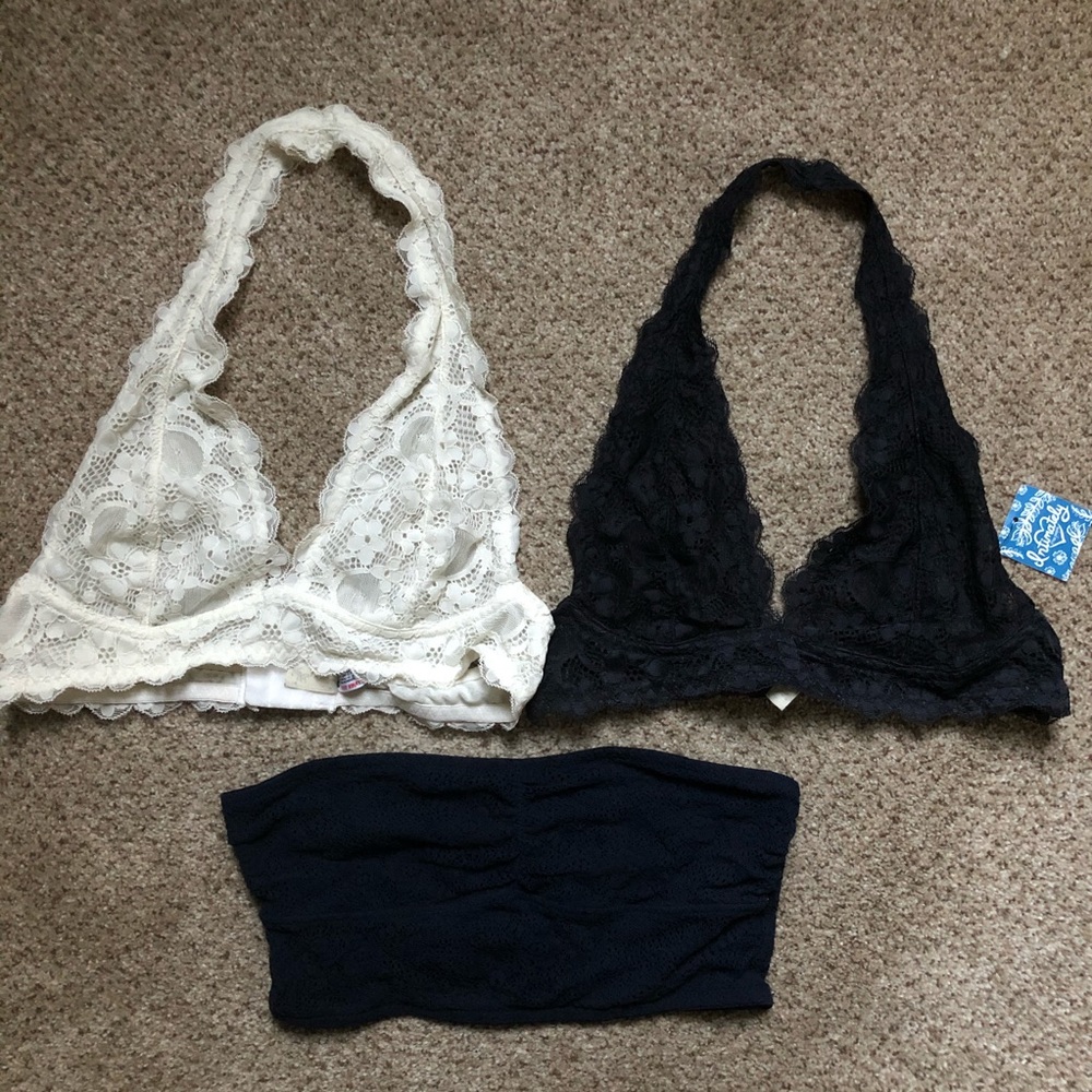 Free People Bralettes and Gilly Hicks Bandeau